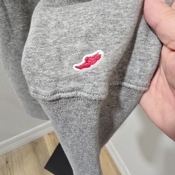 FSU Florida Seminoles Funnel Neck Embroidered Gray Sweatshirt Womens XL Fleece - Picture 4 of 9